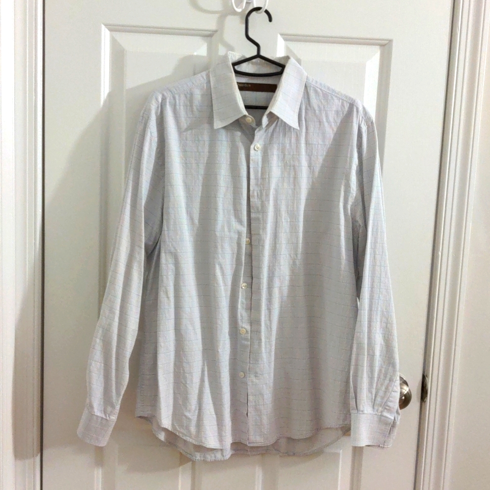 White Button Down Button Up